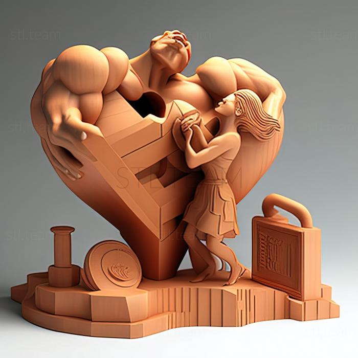 3D модель Love Petalburg Style Touka Gym Crisis Бытовой кризис R (STL)